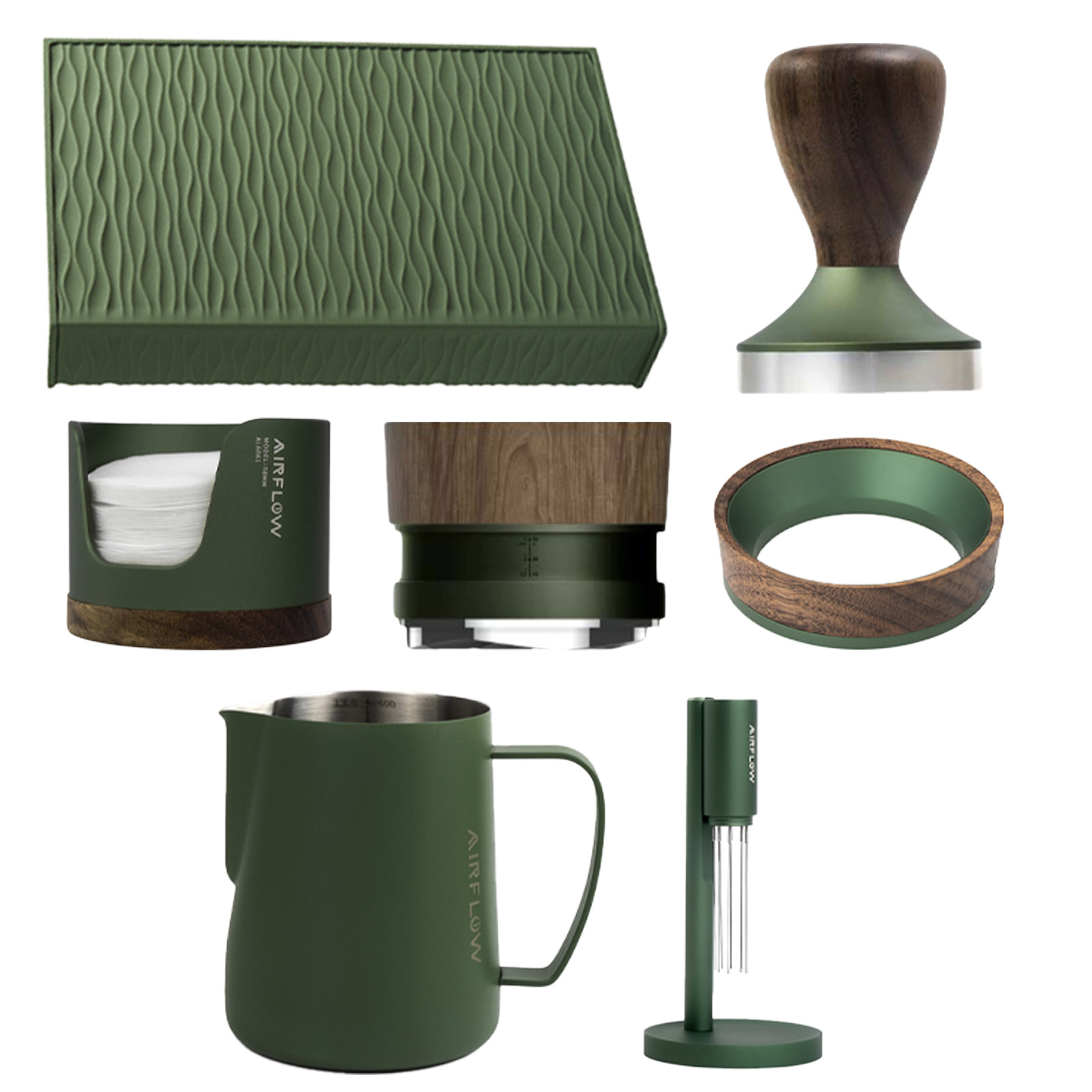 Starter 58mm Barista Bundle — Green